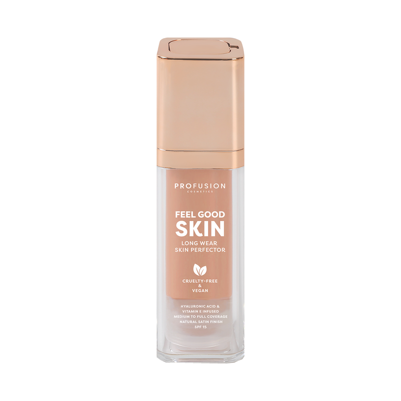 Profusion Cosmetics Feel Good Skin Long Wear Skin Perfector Face Tan Light 210
