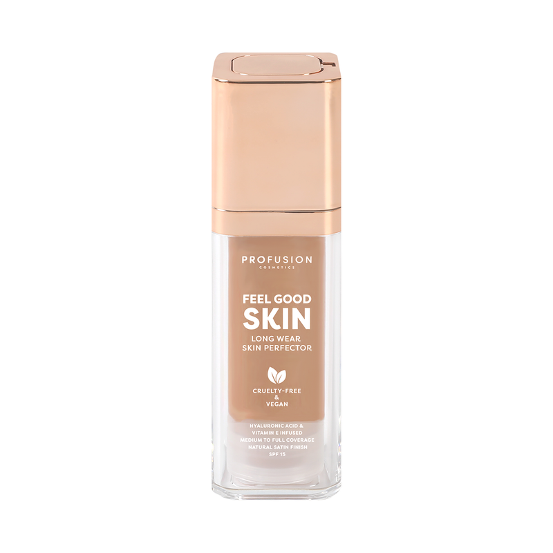 Profusion Cosmetics Feel Good Skin Long Wear Skin Perfector Face Tan Medium 300
