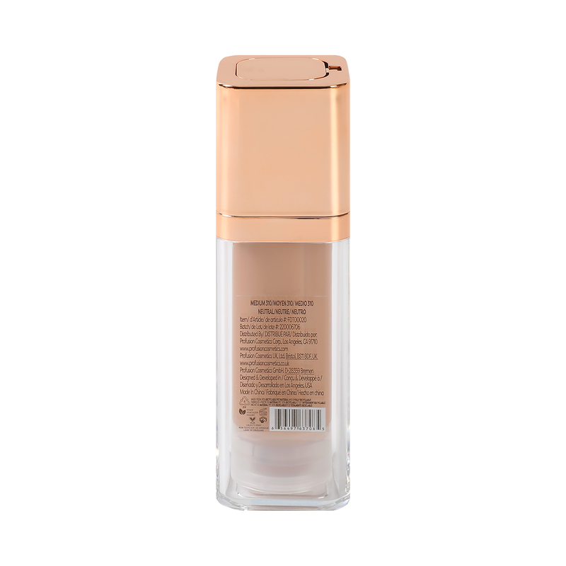 Profusion Cosmetics Feel Good Skin Long Wear Skin Perfector Face Tan Fair 100,Fair 110,Light 200,Light 210,Medium 300,Medium 310,Medium 320,Tan 400,Tan 410,Tan 420,Deep 500,Deep 510
