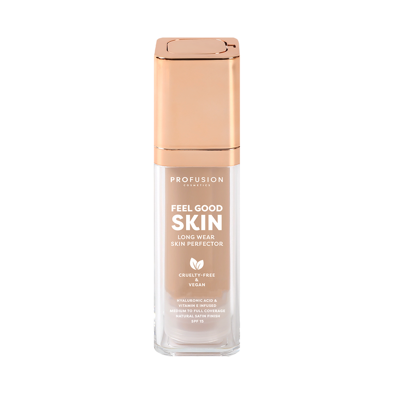 Profusion Cosmetics Feel Good Skin Long Wear Skin Perfector Face Tan Medium 320