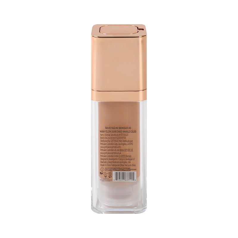 Profusion Cosmetics Feel Good Skin Long Wear Skin Perfector Face Tan Fair 100,Fair 110,Light 200,Light 210,Medium 300,Medium 310,Medium 320,Tan 400,Tan 410,Tan 420,Deep 500,Deep 510