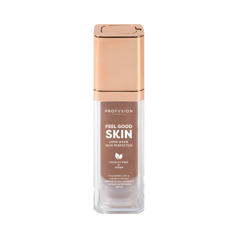 Profusion Cosmetics Feel Good Skin Long Wear Skin Perfector Face Rosy Brown Deep 510