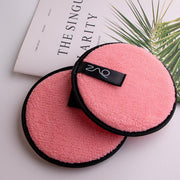 ZAQ Skin & Body ZAQ Reusable Makeup Remover Pads 4pack with Spa facial Headband Make Up Thistle Pink,White,Black,Green,Purple,Grey,Soft Pink