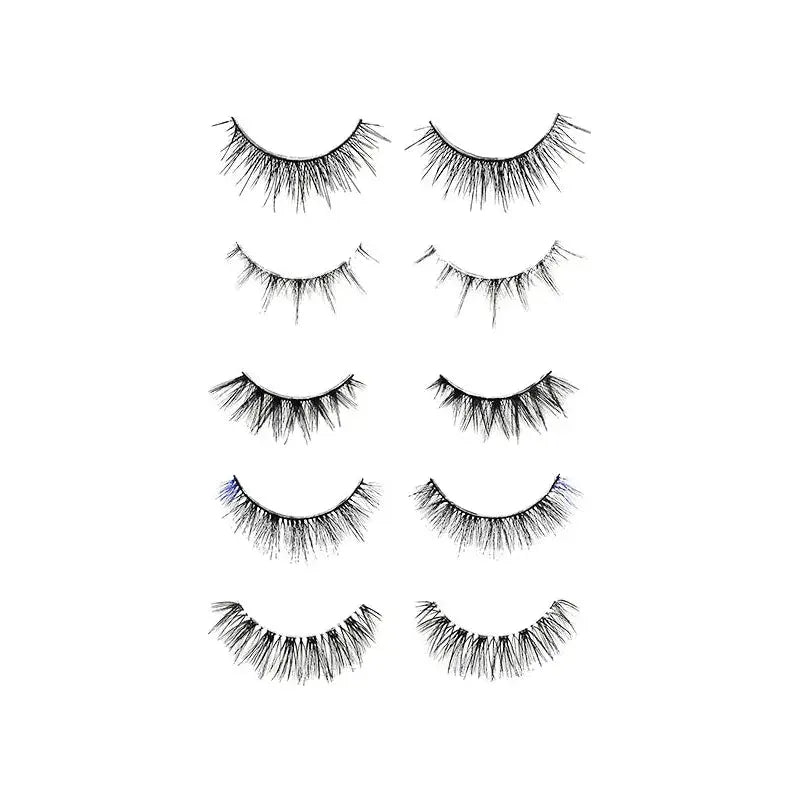 Profusion Cosmetics Casper The Friendly Ghost | DreamWorld 5 Pair Faux Mink Lash Set eye Light Gray