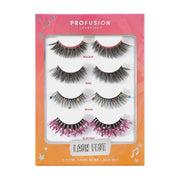 Profusion Cosmetics It's a Vibe | Lash Fest 4-pair Lash Set Lashes Light Gray