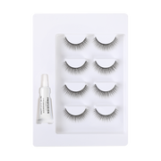 Profusion Cosmetics Frosted Snow Sparkle | 4 Pair Luxe False Lash Set Eye Lavender