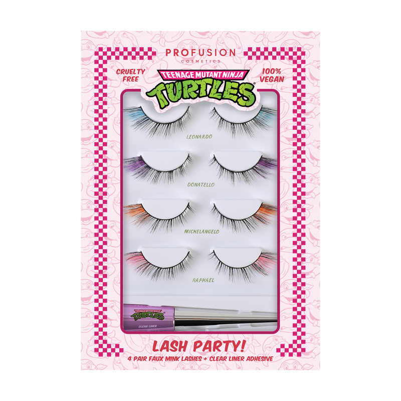 Profusion Cosmetics TMNT | Lash Party 4 Pair Set Eyes Lavender