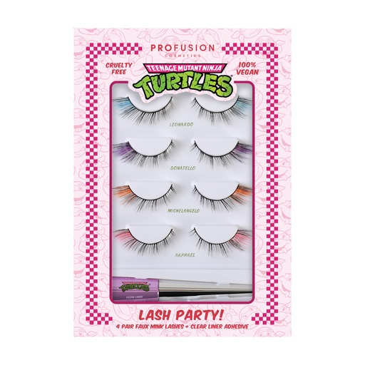 Profusion Cosmetics TMNT | Lash Party 4 Pair Set Eyes Lavender