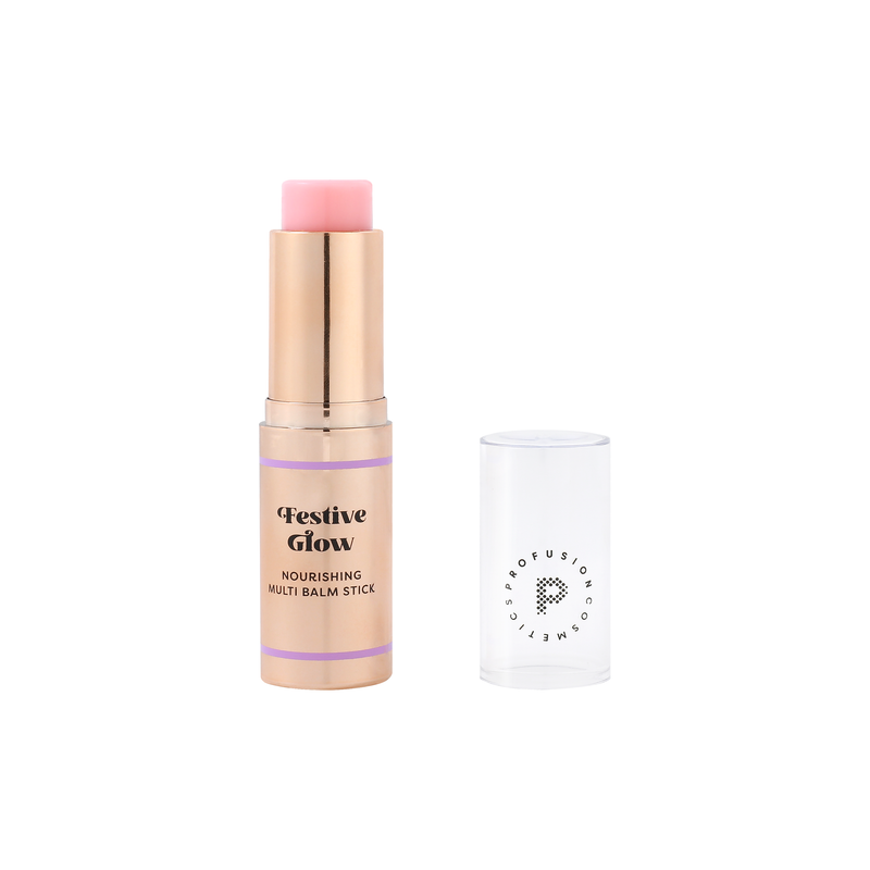 Profusion Cosmetics Frosted Snow Sparkle | Festive Glow Nourishing Multi Balm Stick Eye Bisque