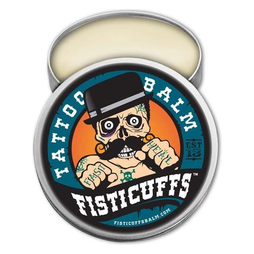 Grave Before Shave Fisticuffs Tattoo Balm Tattoo Healing Balm Dark Slate Gray 2 OZ. Tin,1 OZ. Tin