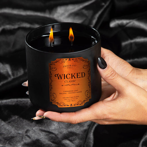 Fragrant Jewels Wicked: Classic - Jewel Candle Jewel Candle Black Ring / 5,Ring / 6,Ring / 7,Ring / 8,Ring / 9,Ring / 10