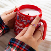 Fragrant Jewels Cafe FJ: Peppermint Twist - Look at Me - Jewel Candle Jewel Candle White Smoke Ring / 5,Ring / 6,Ring / 7,Ring / 8,Ring / 9,Ring / 10