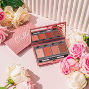 Chella chella + velabeauty blushing rose eyeshadow palette Brow & Eye Light Gray