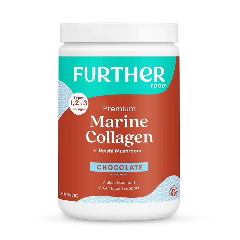 Further Food Chocolate Marine Collagen Powder Collagen Lavender 1 Pack