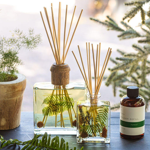 Rosy Rings Signature Botanical Reed Diffuser - Forest 13oz Botanical Diffuser Light Gray