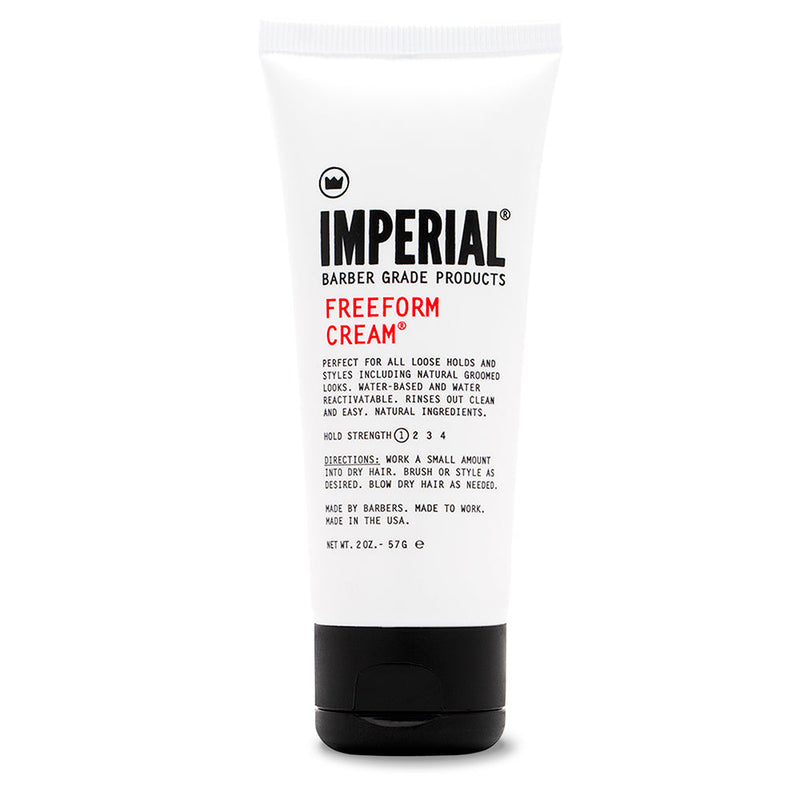 Imperial Barber Products Freeform Cream - 2 oz Travel Size Hair White Smoke