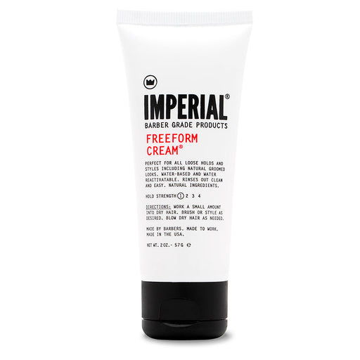 Imperial Barber Products Freeform Cream - 2 oz Travel Size Hair White Smoke