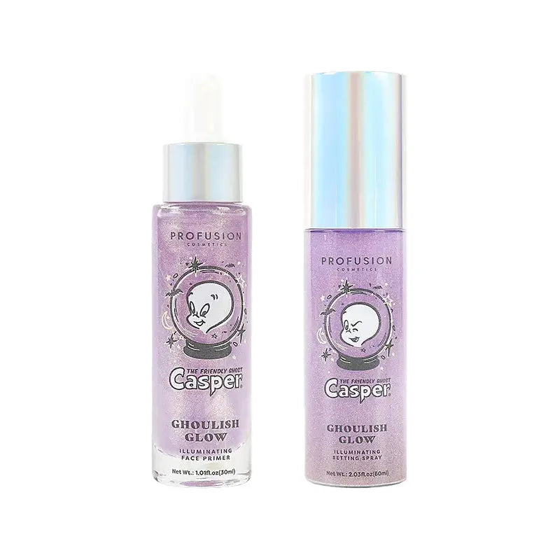 Profusion Cosmetics Casper the Friendly Ghost |  Ghoulish Glow Illuminating Face Primer & Setting Spray Face Light Gray