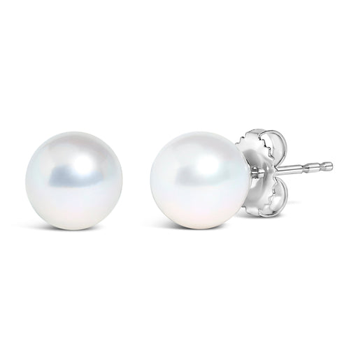 Bids.com 14k White Gold 5-5.5MM  Cultured Freshwater Pearl Solitaire Stud Earrings Earrings White Smoke White.Gold / 5.0-5.5mm,Yellow.Gold / 5.0-5.5mm,White.Gold / 4.0-4.5mm,Yellow.Gold / 4.0-4.5mm,White.Gold / 4.5-5.0mm,Yellow.Gold / 4.5-5.0mm,White.Gold / 5.5-6.0mm,Yellow.Gold / 5.5-6.0mm,White.Gold / 6.0-6.5mm,Yellow.Gold / 6.0-6.5mm,White.Gold / 6.5-7.0