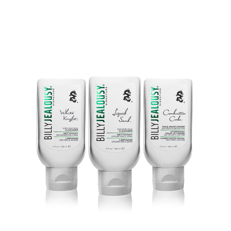 Billy Jealousy Face3some Face Care Trio Kit Face White Smoke