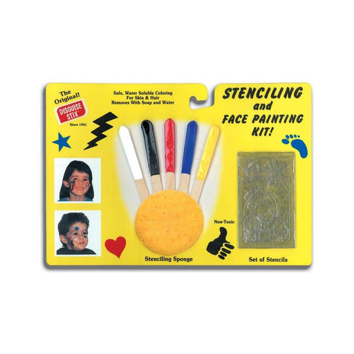 Graftobian Make-Up Company Stencil and Face Painting Kit Sandy Brown