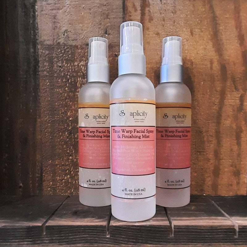Soaplicity Time Warp Facial Mist & Finishing Spray, 4 oz. Facial Mist Dim Gray