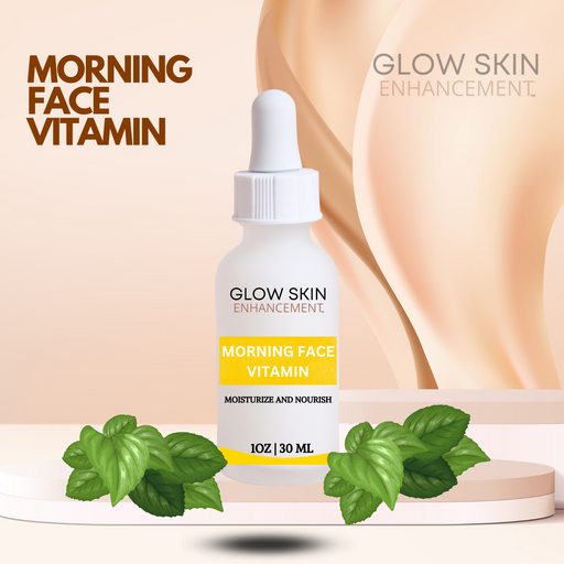 Glow Skin Enhancement FACE  VITAMINS MORNING Morning Face Vitamin Serum Antique White