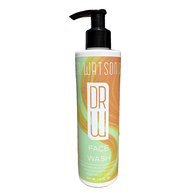 Dr. Watson's Hair & Skin Care Dr. Watson's | Face Wash | Lemon Verbena | 8 Oz. Face Wash White Smoke