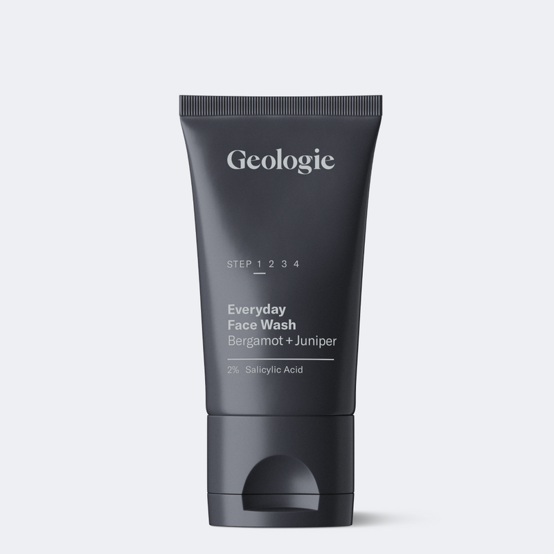 Geologie Salicylic Acid Face Wash Skin Care Dark Slate Gray 60 ml / Bergamot + Juniper / 1-Pack
