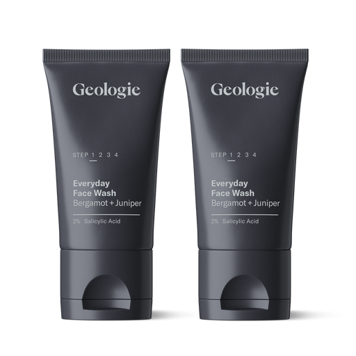 Geologie Salicylic Acid Face Wash Skin Care Black 60 ml / Bergamot + Juniper / 2-Pack