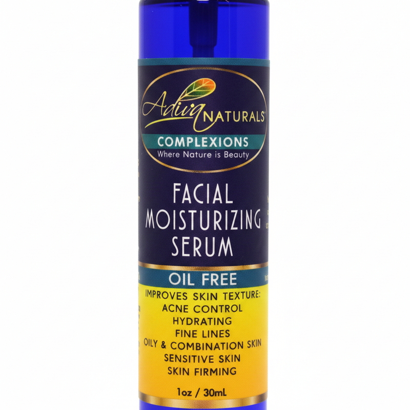 Adiva Naturals Complexions Facial Moisturizing Serum | Blemish-Prone + Pro-Aging Skin Cleanser Midnight Blue