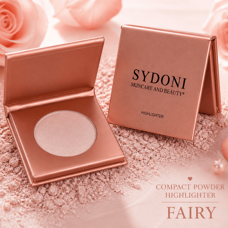 Sydoni Skincare and Beauty SYDONI HIGHLIGHTER POWDER-SINGLE PALETTE Net. Wt. 0.04kg Pressed Powder Sienna FAIRY-Soft Irridescent Pink Pearl