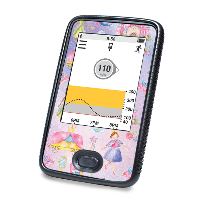 Peelz Fairytale Designed for DEXCOM G6 Touchscreen Receiver Peelz/Stickers White Smoke