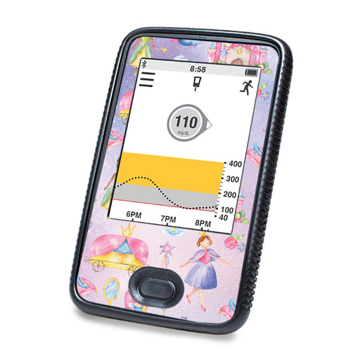 Peelz Fairytale Designed for DEXCOM G6 Touchscreen Receiver Peelz/Stickers White Smoke