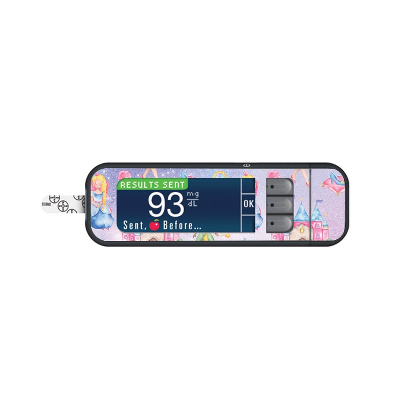 Peelz Fairytale Sticker for Bayer Contour Next Glucometer Peelz/Stickers White Smoke