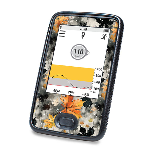 Peelz Fall Camo DEXCOM G6 Touchscreen Receiver Peelz/Stickers White Smoke