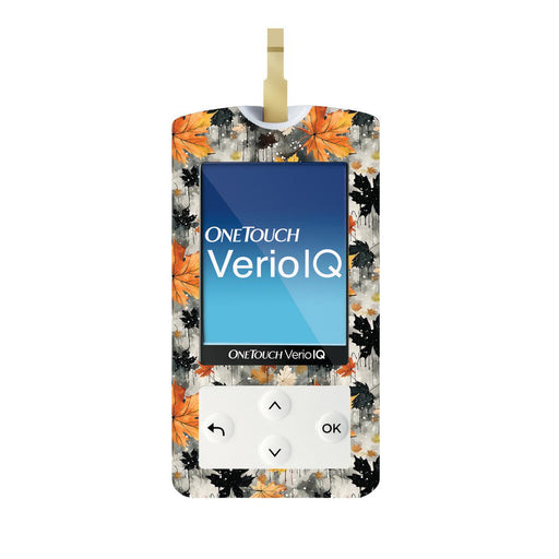 Peelz Fall Camo for OneTouch Verio IQ Glucometer Peelz/Stickers White Smoke