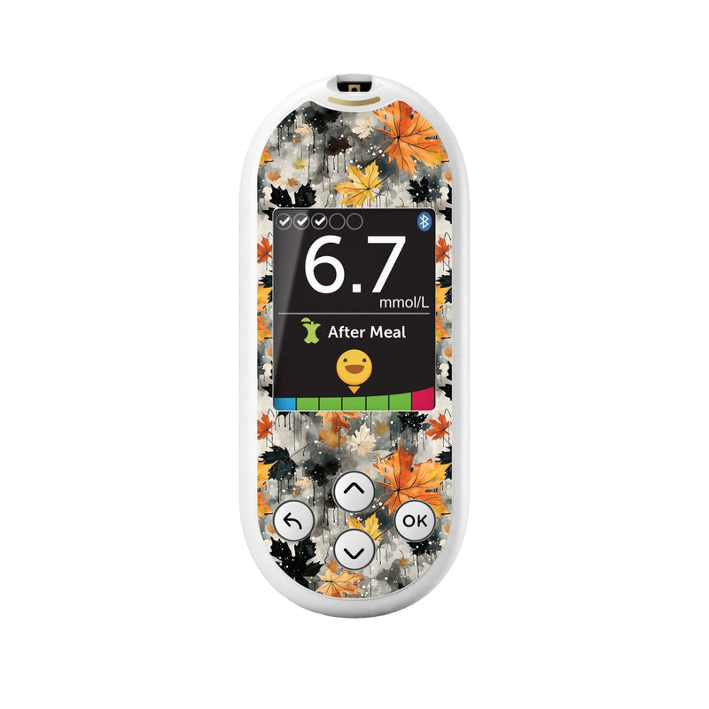 Peelz Fall Camo for OneTouch Verio Reflect Glucometer Peelz/Stickers White Smoke