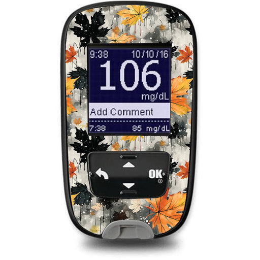 Peelz Fall Camo for the Accu-Chek Guide Glucometer Peelz/Stickers White Smoke