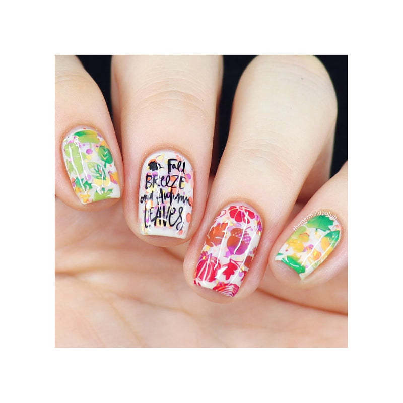 UberChic Beauty I Always Fall For Autumn Stamping Plate Wheat