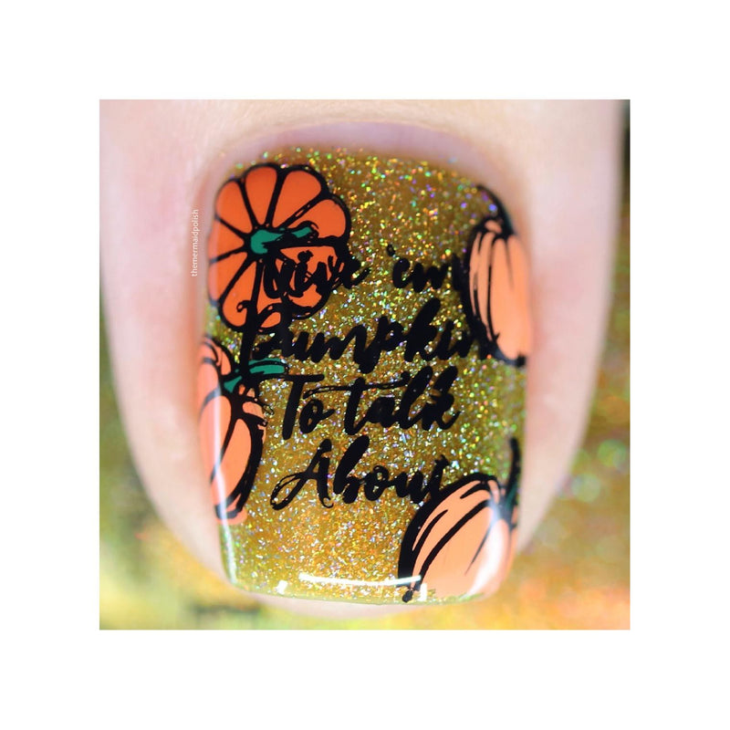 UberChic Beauty I Always Fall For Autumn Stamping Plate Tan