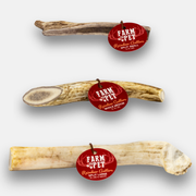 Farm To Pet Reindeer Antler Dog Chews | Organic Chews for Dogs Antler Dog Chew White Smoke Whole / Small (1-15 LBS),Whole / Medium (15-35 LBS),Whole / Large (35+ LBS),Split / Small (1-15 LBS),Split / Medium (15-35 LBS),Split / Large (35+ LBS)