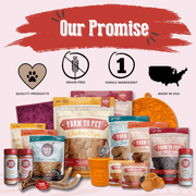 Farm To Pet Beef Chips Dog Treats | Single-Ingredient Healthy Treats for Dogs Chip Misty Rose Standard 4oz,Value 12oz