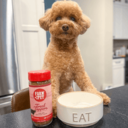 Farm To Pet Treat Topper Beef Dog Food Topper | Powdered Meal Topper for Pets Topper Light Gray