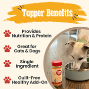 Farm To Pet Treat Topper Chicken Dog Food Topper | Healthy Meal Supplement for Dogs Topper Seashell