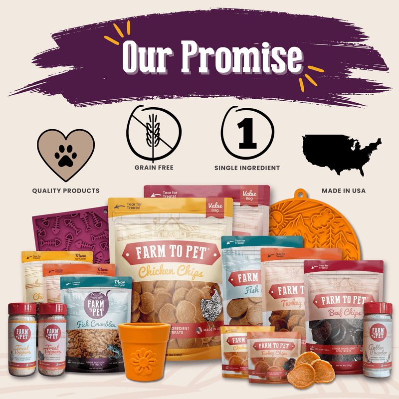 Farm To Pet Turkey Crumbles for Cats | Grain-Free Cat Treats Crumble Misty Rose
