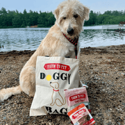Farm To Pet Farm To Pet Tote Bag | Paw-some Gift for Animal Lovers Tote Dim Gray Doggy Bag