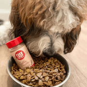 Farm To Pet Treat Topper Antler Powder Dog Food Topper | Nutritional Supplement for Dogs and Cats Topper Bisque