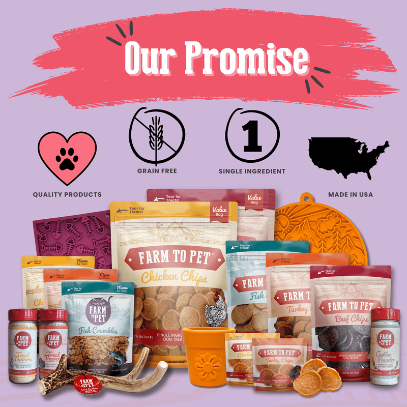 Farm To Pet Puppy Love Dog Treat Duo | Poultry Chip Variety Pack Chip Thistle Chicken & Turkey Duo,Chicken & Turkey Value 4-Pack