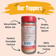 Farm To Pet Treat Topper Turkey Dog Food Topper | Healthy Meal Supplement for Dogs Topper Antique White